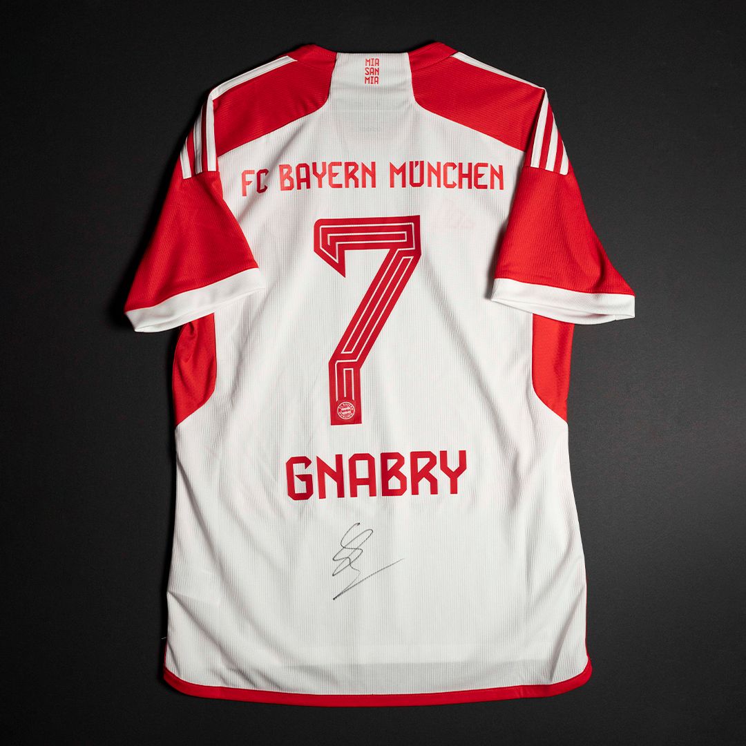 Jersey Firmado Serge Gnabry- Bayern Múnich